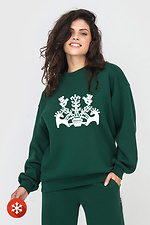 Warm sweater WENDI on fleece "Carousel" Garne 9001457 photo №1