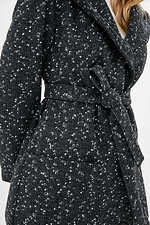 Длинное шерстяное пальто EMMA с поясом и капюшоном Garne 3037460 фото №5