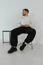 Men's Mount pants in black color Reload 8031460 photo №6