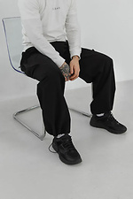 Men's Mount pants in black color Reload 8031460 photo №7