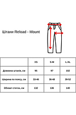 Men's Mount pants in black color Reload 8031460 photo №12