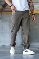 Чоловічі джинси mom denim коричневого кольору Teamv 8034460 фото №5