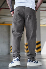 Чоловічі джинси mom denim коричневого кольору Teamv 8034460 фото №6