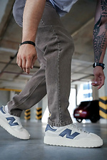 Чоловічі джинси mom denim коричневого кольору Teamv 8034460 фото №7