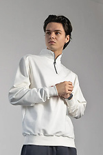 Men's Chester sweatshirt in milk color Reload 8031461 photo №3
