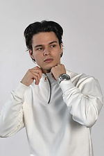 Men's Chester sweatshirt in milk color Reload 8031461 photo №4