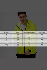 Men's Zipper windbreaker in dark green color Reload 8031462 photo №8