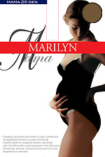 Прозрачные колготки для беременных плотностью 20 ден Marilyn 3009463 фото №1