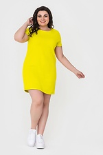 Бавовняна сукня футболка WARM прямого крою з короткими рукавами Garne 3040463 фото №2
