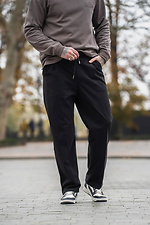 Bequeme, gefütterte Herren-Wollhose, Schwarz Teamv 8034467 Foto №4