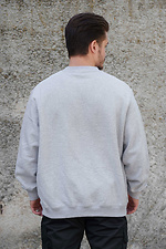 Übergroßes, isoliertes Fleece-Sweatshirt für Herren Solo Grau Without 8055469 Foto №5