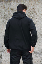 Isolierter Kapuzenpullover mit Reißverschluss für Herren, Fleece, Reißverschluss, Kane, Schwarz Without 8055471 Foto №6