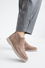 Suede short boots for autumn beige  8018472 photo №8
