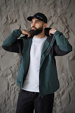 dunkelgrüne Herren-Windjacke Reload 8031472 Foto №2