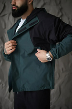 dunkelgrüne Herren-Windjacke Reload 8031472 Foto №5