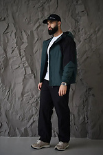 dunkelgrüne Herren-Windjacke Reload 8031472 Foto №6
