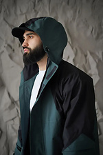 dunkelgrüne Herren-Windjacke Reload 8031472 Foto №7