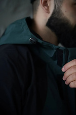 dunkelgrüne Herren-Windjacke Reload 8031472 Foto №8