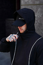 Men's black tracksuit Reload 8031473 photo №4