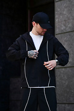 Men's black tracksuit Reload 8031473 photo №5