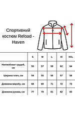 Men's black tracksuit Reload 8031473 photo №7