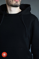 Insulated kangaroo hoodie with black hood Garne 3041474 photo №5