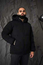 Men's black winter jacket Reload 8031475 photo №1