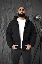 Men's black winter jacket Reload 8031475 photo №2