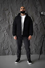 schwarze Winterjacke für Herren Reload 8031475 Foto №5