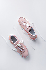 Pink spring sneakers with a hole  4205476 photo №2