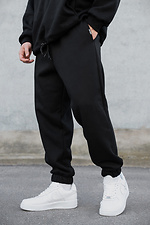 Warme Herren-Sporthose Joggers On Fleece Rage Black Without 8055477 Foto №2