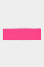 Трикотажная повязка на голову весенняя розового цвета Garne 3040481 фото №2