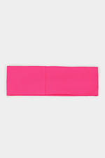Трикотажная повязка на голову весенняя розового цвета Garne 3040481 фото №4