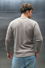 Warmer Herren-Strickpullover, beiger Winterpullover Teamv 8034482 Foto №2