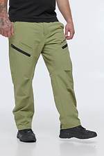 Карго з нейлону та кишенями на блискавці "Апачі", хакі TUR WEAR 8037485 фото №3