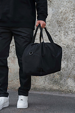 Herren Reisegepäcktasche Gym Nylon Schwarz Without 8055485 Foto №5