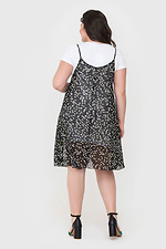 Літня шифонова сукня MASSIMO з білим трикотажним підкладом Garne 3040486 фото №4