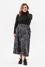 Long velvet skirt EMMA gray Garne 3042486 photo №2