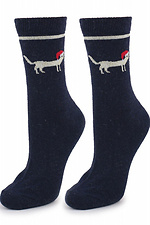 Blaue Angora-Socken im Hündchen-Stil Marilyn 4023487 Foto №1