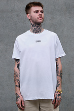 Men's Oversized T-Shirt with Monalisa Print White Without 8049488 photo №3