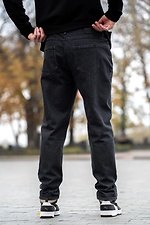 Чоловічі джинси mom denim графітового кольору Teamv 8034489 фото №6