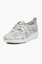 Perforated summer leather sneakers  4205490 photo №3