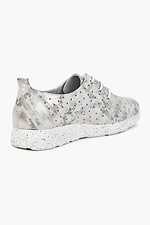 Perforated summer leather sneakers  4205490 photo №4