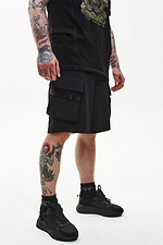 "Defender" stretch nylon cargo shorts, black TUR WEAR 8037491 photo №3