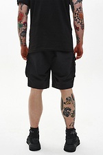 "Defender" stretch nylon cargo shorts, black TUR WEAR 8037491 photo №4