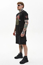 Cargoshorts „Defender“ aus Stretch-Nylon, schwarz TUR WEAR 8037491 Foto №6