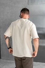 Oversize-T-Shirt für Herren mit PANDORA-Print in Beige Teamv 8034492 Foto №3