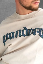 Oversize-T-Shirt für Herren mit PANDORA-Print in Beige Teamv 8034492 Foto №6