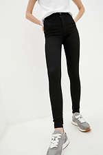 Hohe schwarze Jeans amerikanische Batal-Stretch-Frühling  4014493 Foto №1