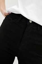Hohe schwarze Jeans amerikanische Batal-Stretch-Frühling  4014493 Foto №4